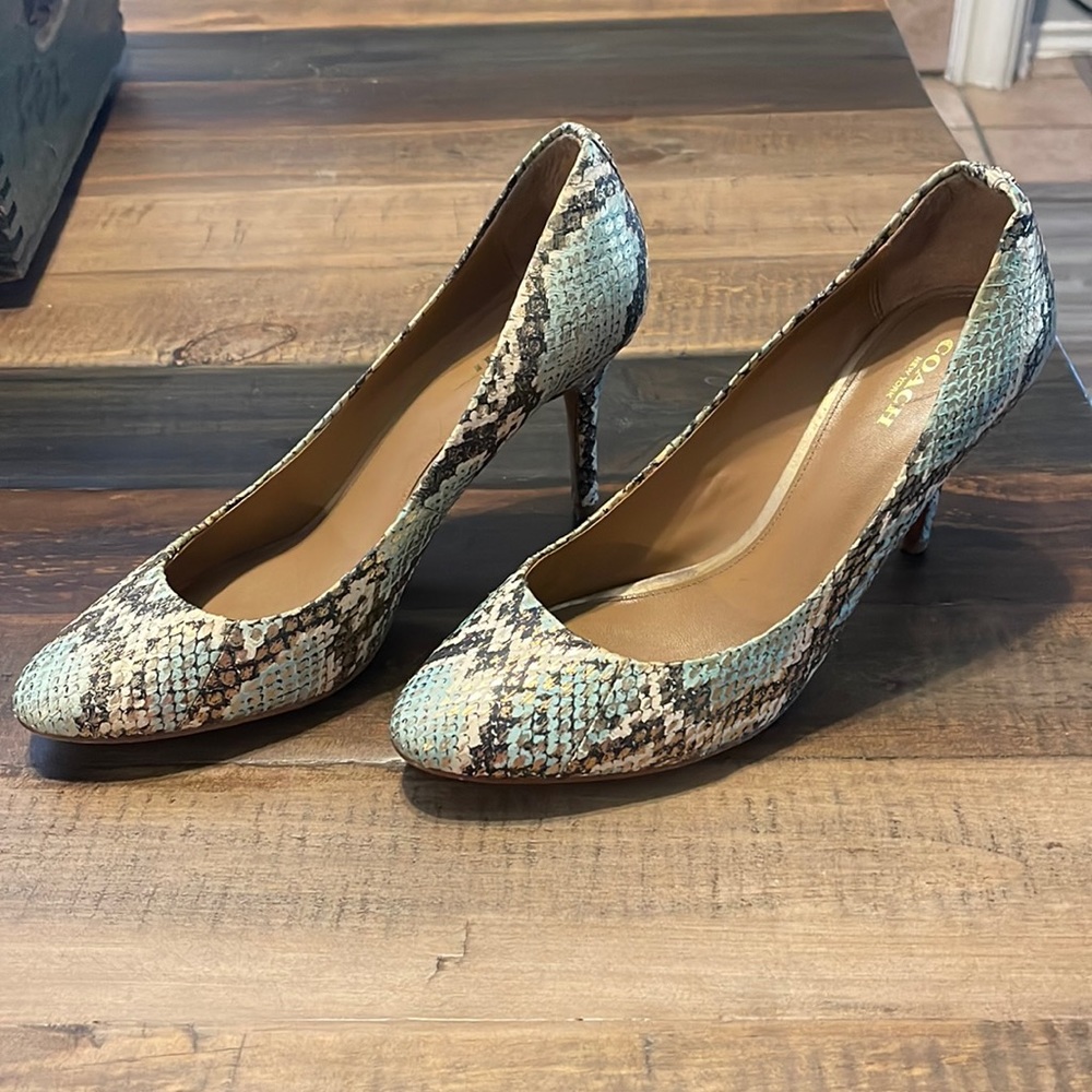 Coach Python Heels - image 1
